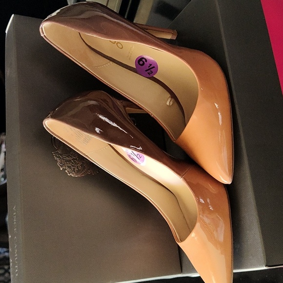 Aldo Tan & Brown Ombre Patent Pumps Heels - Picture 2 of 6